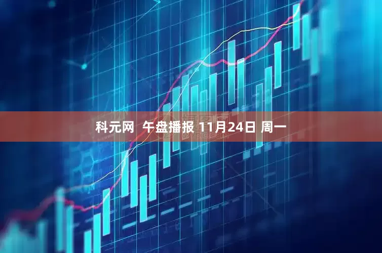 科元网  午盘播报 11月24日 周一